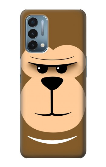 S2721 Cute Grumpy Monkey Cartoon Case For OnePlus Nord N200 5G