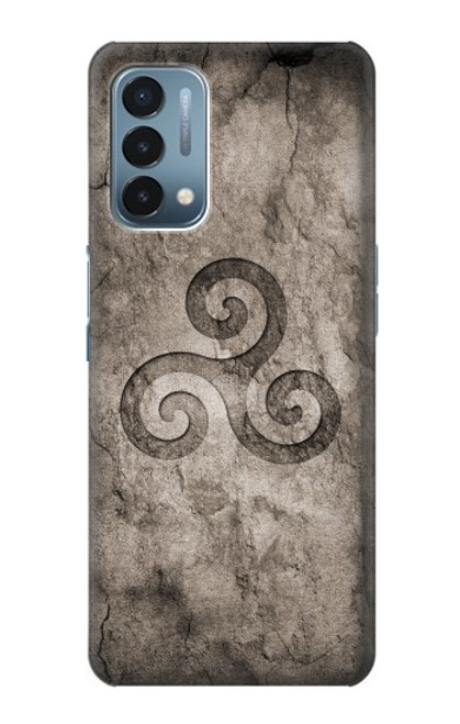 S2892 Triskele Symbol Stone Texture Case For OnePlus Nord N200 5G