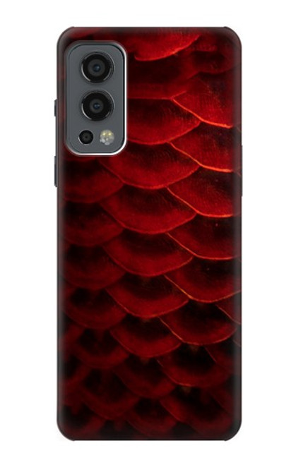 S2879 Red Arowana Fish Scale Case For OnePlus Nord 2 5G