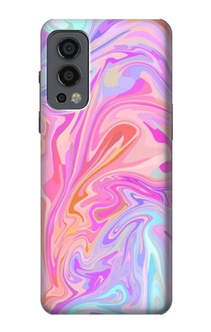 S3444 Digital Art Colorful Liquid Case For OnePlus Nord 2 5G