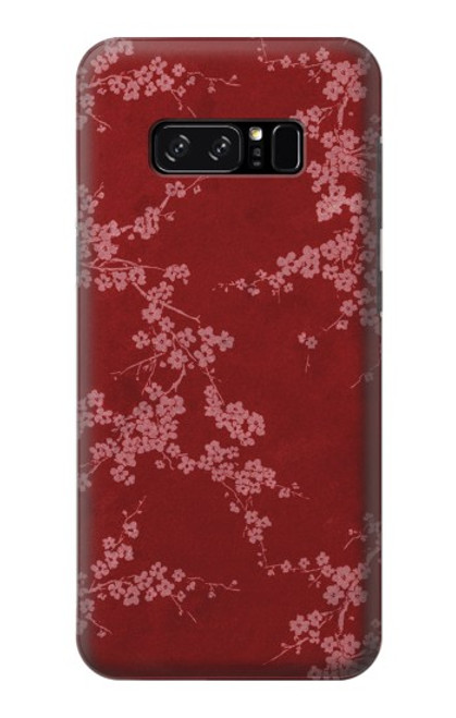 S3817 Red Floral Cherry blossom Pattern Case For Note 8 Samsung Galaxy Note8