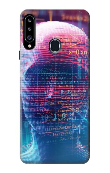 S3800 Digital Human Face Case For Samsung Galaxy A20s