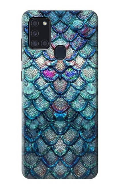 S3809 Mermaid Fish Scale Case For Samsung Galaxy A21s