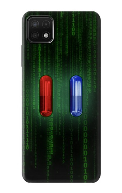 S3816 Red Pill Blue Pill Capsule Case For Samsung Galaxy A22 5G