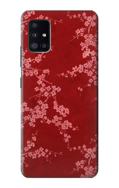 S3817 Red Floral Cherry blossom Pattern Case For Samsung Galaxy A41