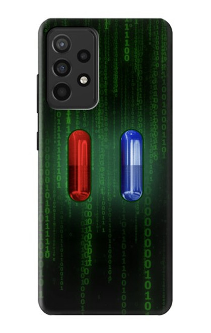 S3816 Red Pill Blue Pill Capsule Case For Samsung Galaxy A52, Galaxy A52 5G