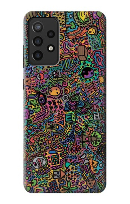 S3815 Psychedelic Art Case For Samsung Galaxy A72, Galaxy A72 5G