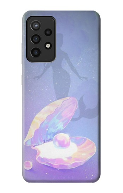 S3823 Beauty Pearl Mermaid Case For Samsung Galaxy A72, Galaxy A72 5G