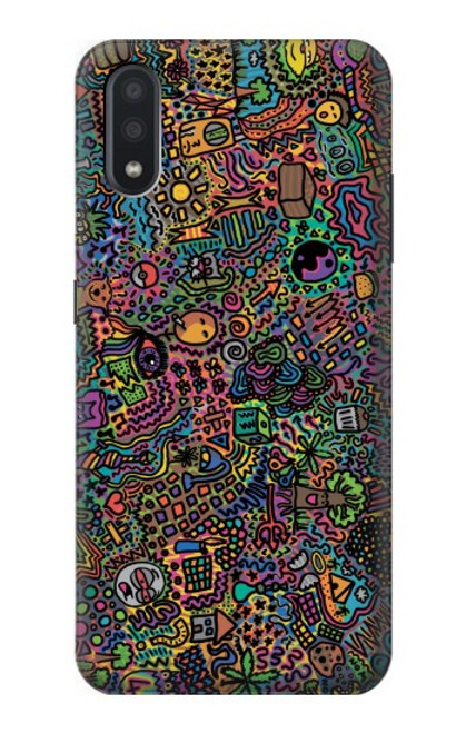S3815 Psychedelic Art Case For Samsung Galaxy A01