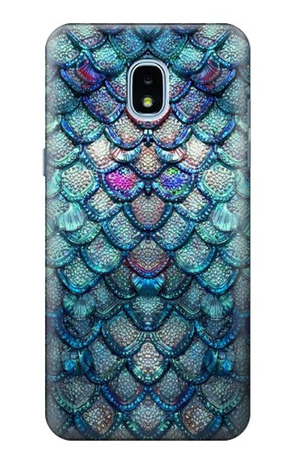 S3809 Mermaid Fish Scale Case For Samsung Galaxy J3 (2018), J3 Star, J3 V 3rd Gen, J3 Orbit, J3 Achieve, Express Prime 3, Amp Prime 3