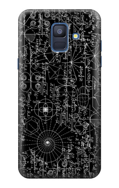 S3808 Mathematics Blackboard Case For Samsung Galaxy A6 (2018)