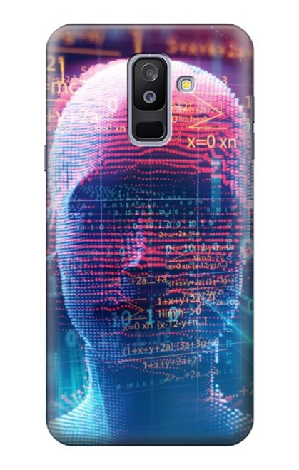 S3800 Digital Human Face Case For Samsung Galaxy A6+ (2018), J8 Plus 2018, A6 Plus 2018