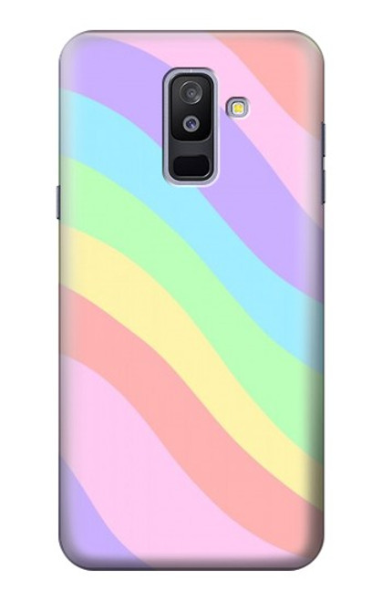 S3810 Pastel Unicorn Summer Wave Case For Samsung Galaxy A6+ (2018), J8 Plus 2018, A6 Plus 2018