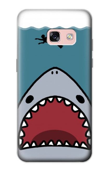 S3825 Cartoon Shark Sea Diving Case For Samsung Galaxy A3 (2017)