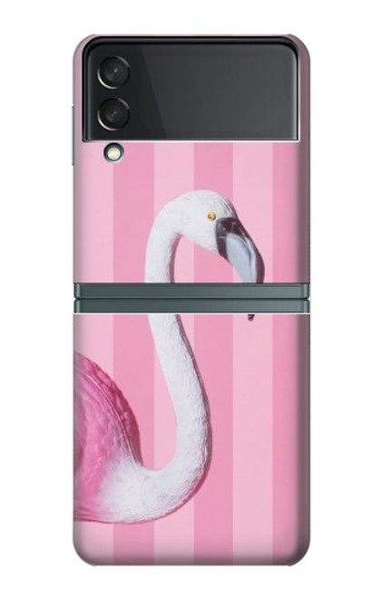 S3805 Flamingo Pink Pastel Case For Samsung Galaxy Z Flip 3 5G