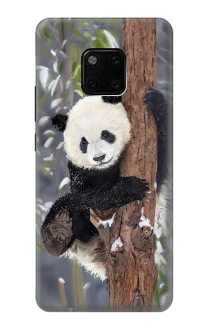 S3793 Cute Baby Panda Snow Painting Case For Huawei Mate 20 Pro