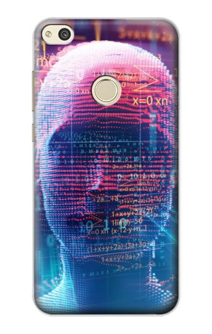 S3800 Digital Human Face Case For Huawei P8 Lite (2017)