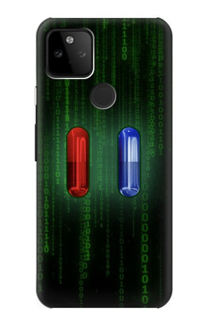 S3816 Red Pill Blue Pill Capsule Case For Google Pixel 5A 5G