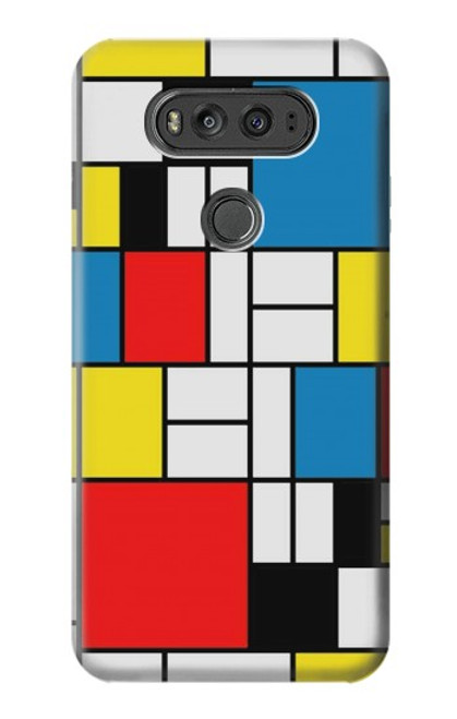 S3814 Piet Mondrian Line Art Composition Case For LG V20