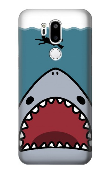 S3825 Cartoon Shark Sea Diving Case For LG G7 ThinQ