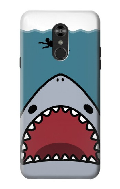 S3825 Cartoon Shark Sea Diving Case For LG Q Stylo 4, LG Q Stylus