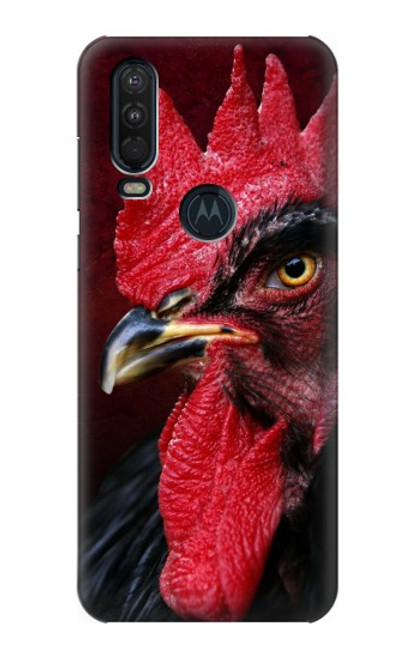 S3797 Chicken Rooster Case For Motorola One Action (Moto P40 Power)