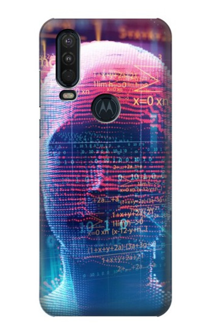 S3800 Digital Human Face Case For Motorola One Action (Moto P40 Power)