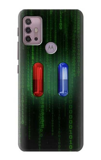 S3816 Red Pill Blue Pill Capsule Case For Motorola Moto G30, G20, G10