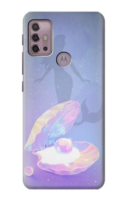 S3823 Beauty Pearl Mermaid Case For Motorola Moto G30, G20, G10