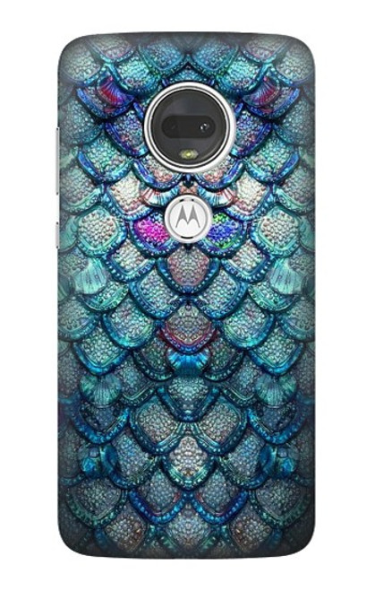 S3809 Mermaid Fish Scale Case For Motorola Moto G7, Moto G7 Plus