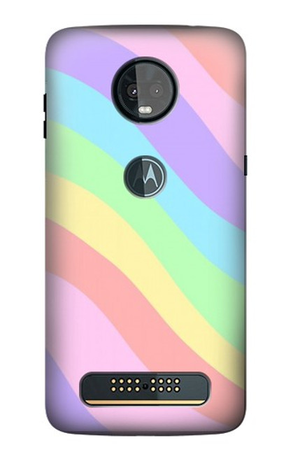 S3810 Pastel Unicorn Summer Wave Case For Motorola Moto Z3, Z3 Play