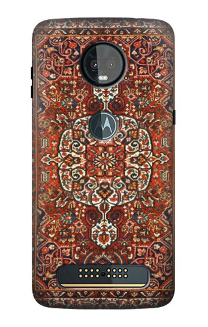 S3813 Persian Carpet Rug Pattern Case For Motorola Moto Z3, Z3 Play