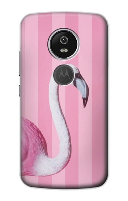 S3805 Flamingo Pink Pastel Case For Motorola Moto E5 Plus