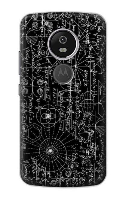 S3808 Mathematics Blackboard Case For Motorola Moto G6 Play, Moto G6 Forge, Moto E5