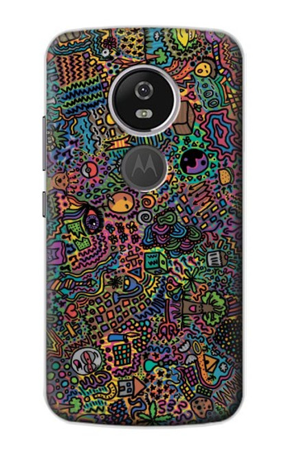 S3815 Psychedelic Art Case For Motorola Moto G6 Play, Moto G6 Forge, Moto E5