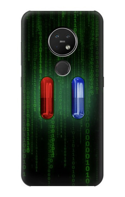 S3816 Red Pill Blue Pill Capsule Case For Nokia 7.2