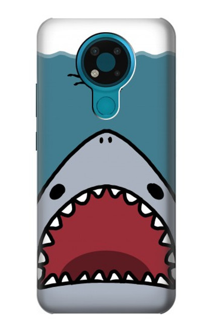 S3825 Cartoon Shark Sea Diving Case For Nokia 3.4