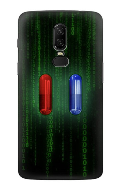 S3816 Red Pill Blue Pill Capsule Case For OnePlus 6