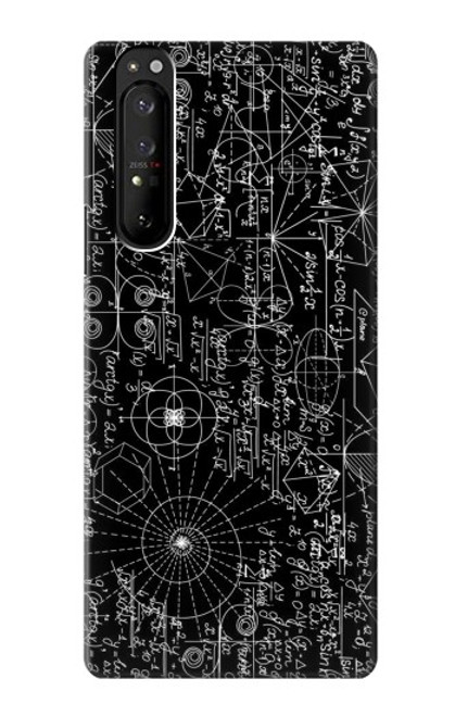 S3808 Mathematics Blackboard Case For Sony Xperia 1 III
