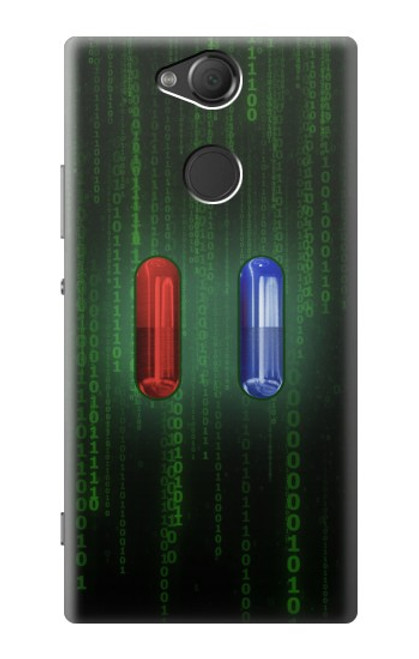 S3816 Red Pill Blue Pill Capsule Case For Sony Xperia XA2