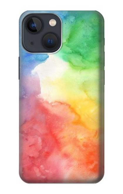 S2945 Colorful Watercolor Case For iPhone 13 mini
