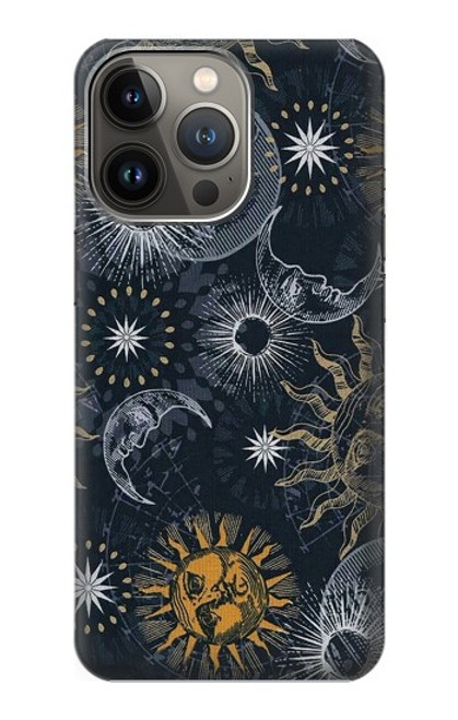 S3702 Moon and Sun Case For iPhone 13 Pro Max