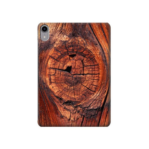 S0603 Wood Graphic Printed Hard Case For iPad mini 6 7, iPad mini (2021,2024)