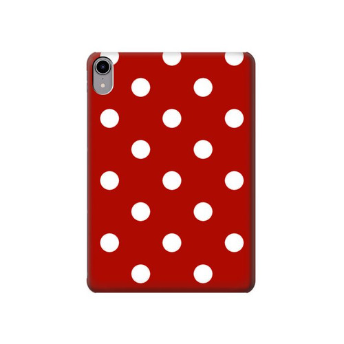 S2951 Red Polka Dots Hard Case For iPad mini 6 7, iPad mini (2021,2024)