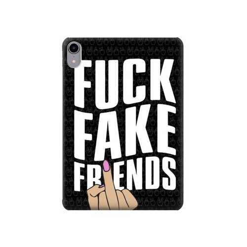 S3598 Middle Finger Fuck Fake Friend Hard Case For iPad mini 6, iPad mini (2021)