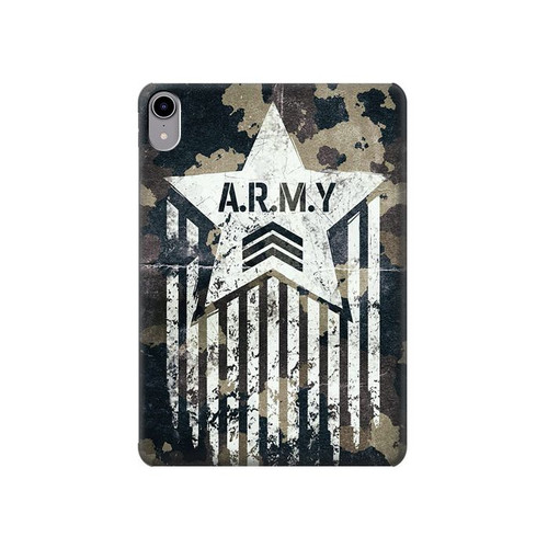 S3666 Army Camo Camouflage Hard Case For iPad mini 6, iPad mini (2021)