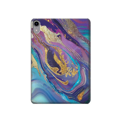 S3676 Colorful Abstract Marble Stone Hard Case For iPad mini 6, iPad mini (2021)