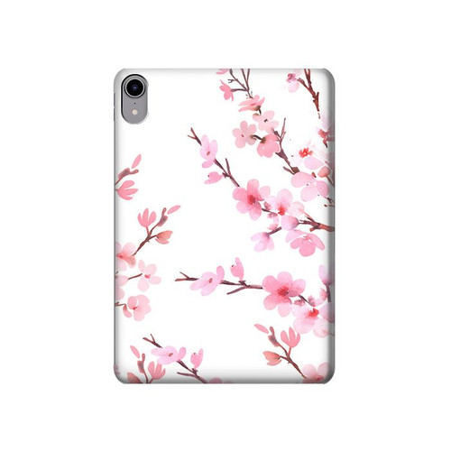 S3707 Pink Cherry Blossom Spring Flower Hard Case For iPad mini 6, iPad mini (2021)