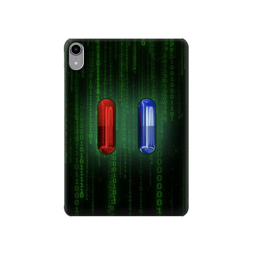 S3816 Red Pill Blue Pill Capsule Hard Case For iPad mini 6, iPad mini (2021)