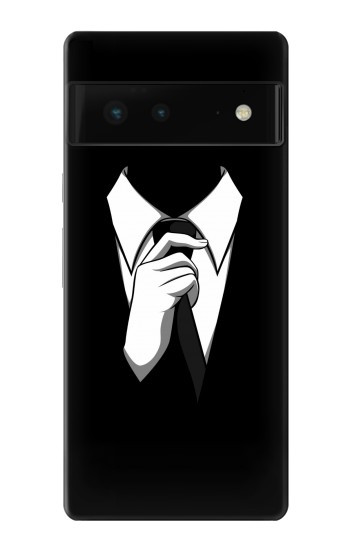 S1591 Anonymous Man in Black Suit Case For Google Pixel 6